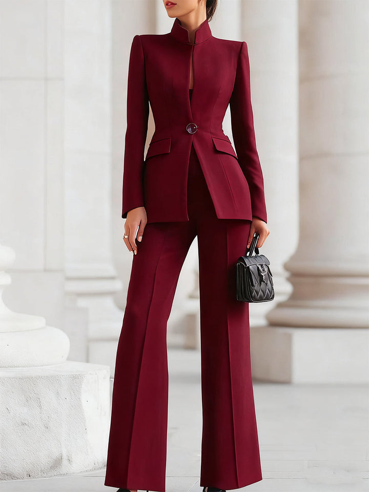 Farenne | Formal Blazer &amp; Trouser Suit Set