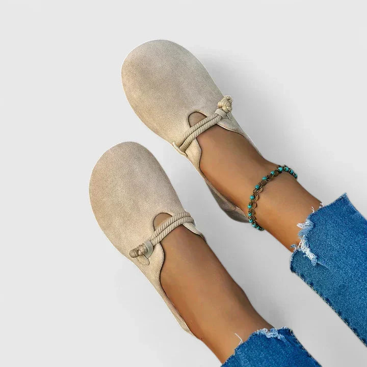 Morieve | Round Toe Rope Detail