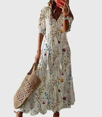 Solène | Boho Vintage Summer Dress