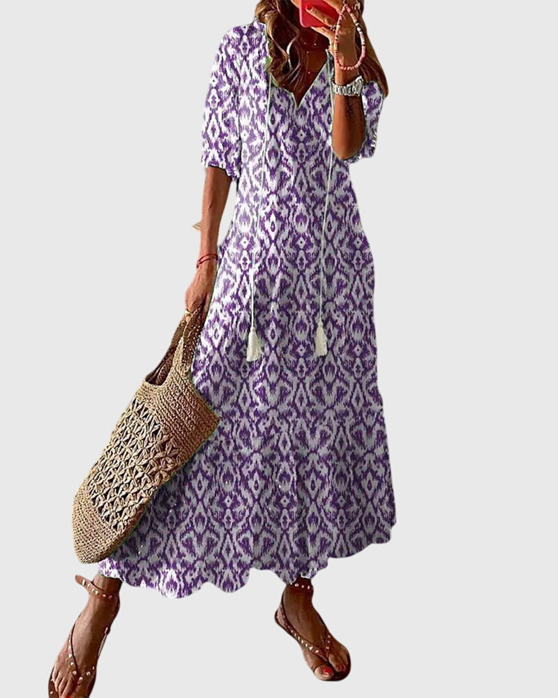 Solène | Boho Vintage Summer Dress