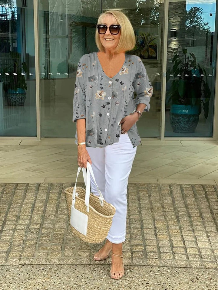 Orelle | Three-Quarter Sleeve Blouse