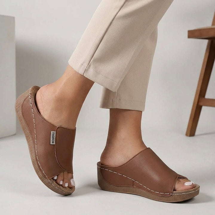 Aria | Women’s Slip-On Orthopedic Wedge Comfort Slippers