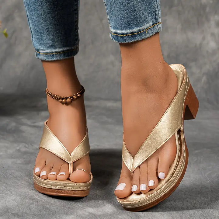 Sienna | Women’s Slip-On Orthopedic Sandal Heels