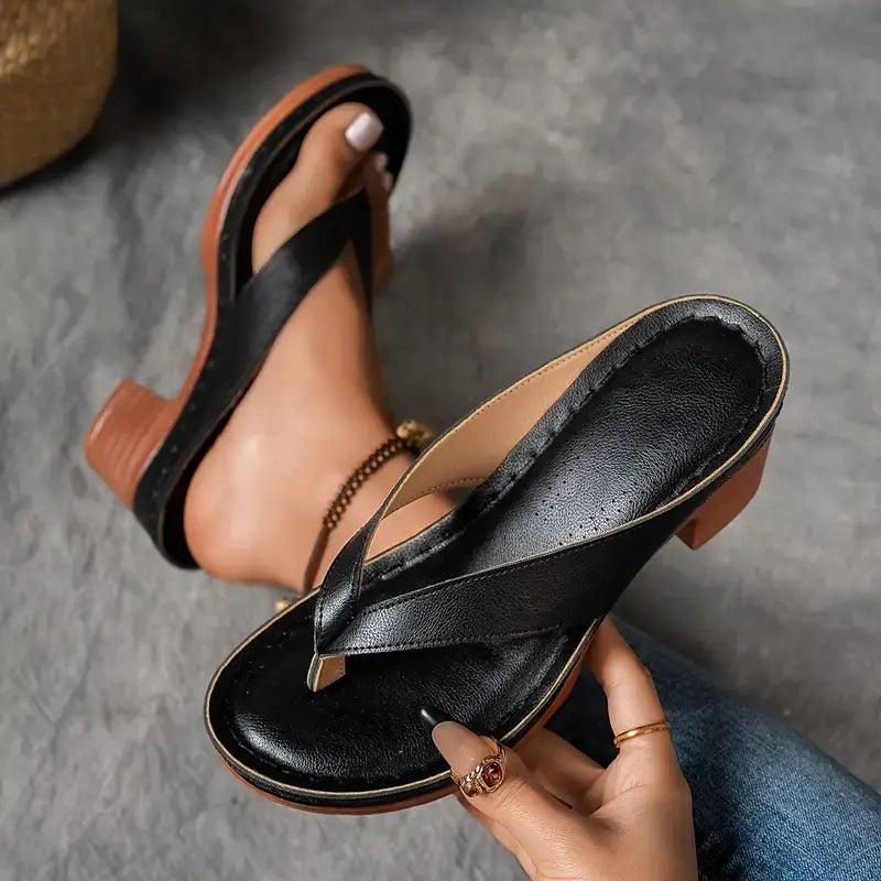 Sienna | Women’s Slip-On Orthopedic Sandal Heels