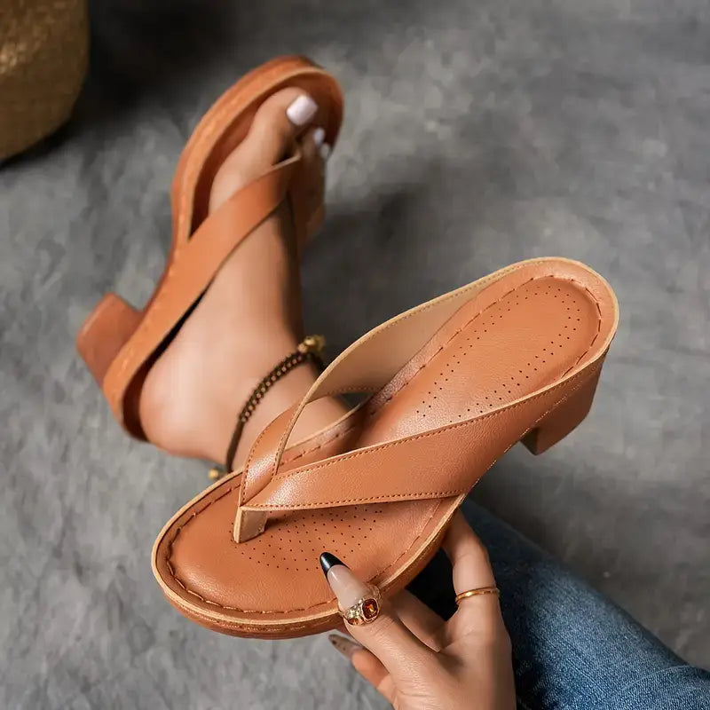 Sienna | Women’s Slip-On Orthopedic Sandal Heels