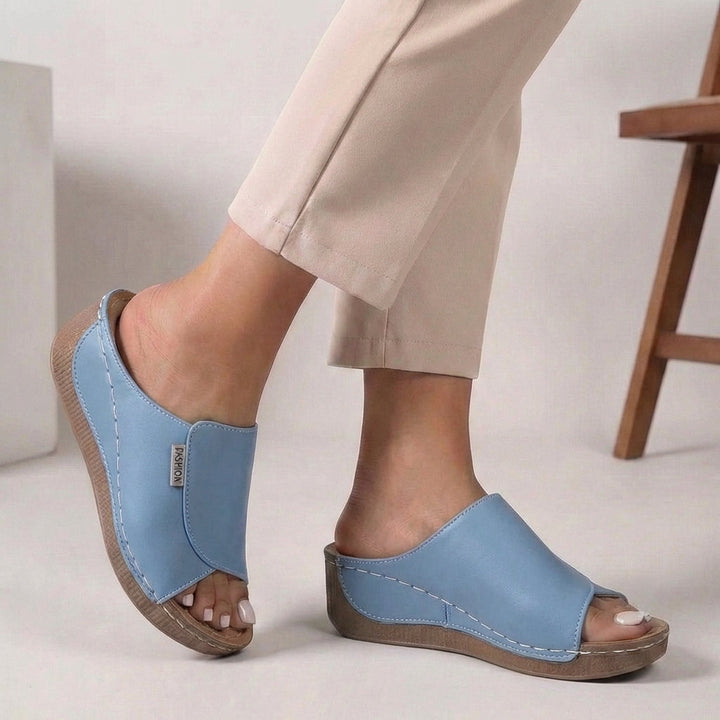 Aria | Women’s Slip-On Orthopedic Wedge Comfort Slippers