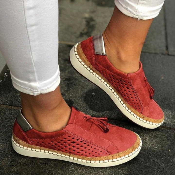 Elena | Perforated Comfort Slip-Ons