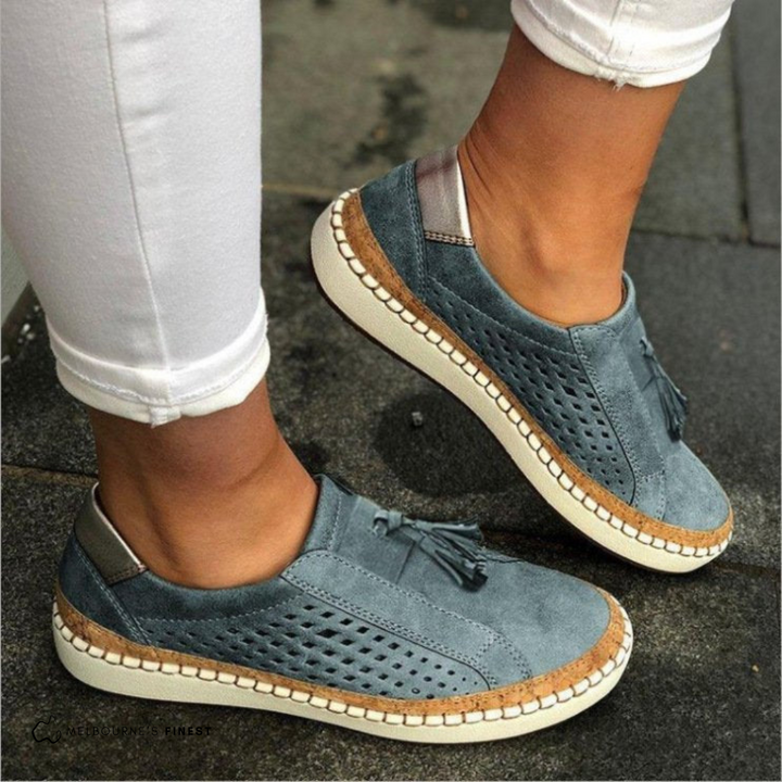 Elena | Perforated Comfort Slip-Ons