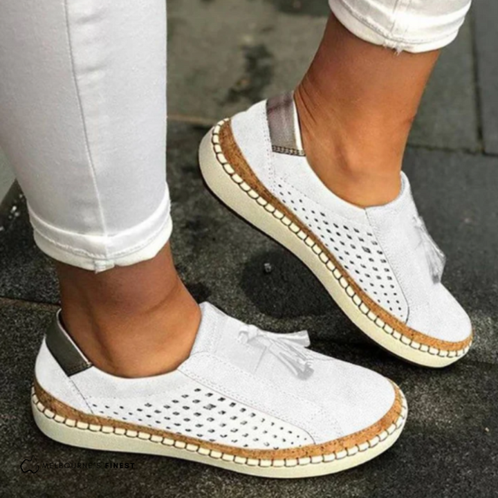 Elena | Perforated Comfort Slip-Ons
