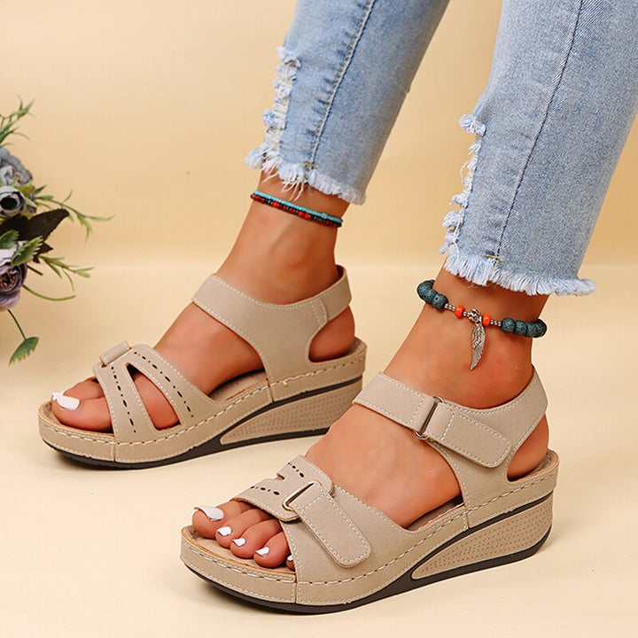 Amelia | Womens Orthopedic Strap Platform Sandals