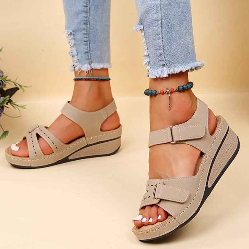 Amelia | Womens Orthopedic Strap Platform Sandals