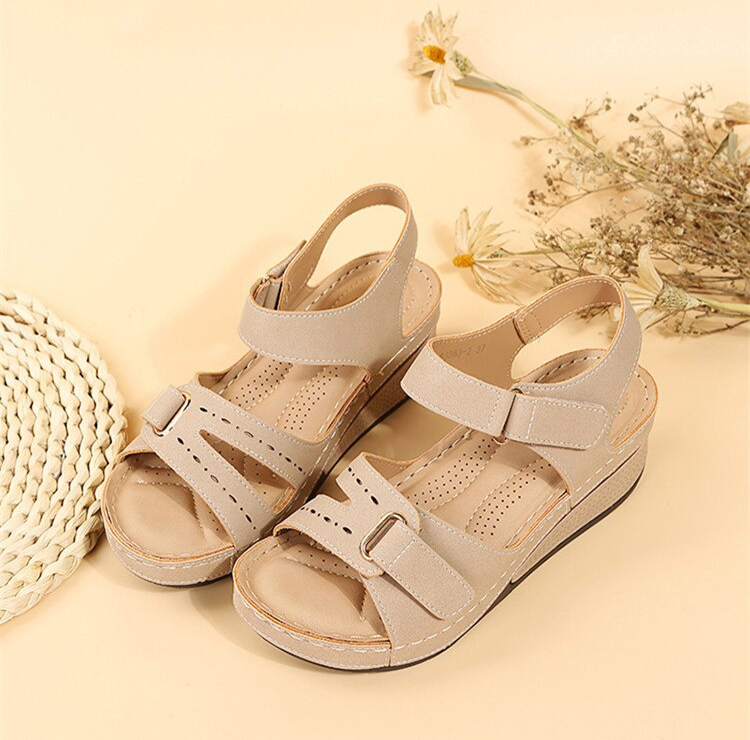 Amelia | Womens Orthopedic Strap Platform Sandals