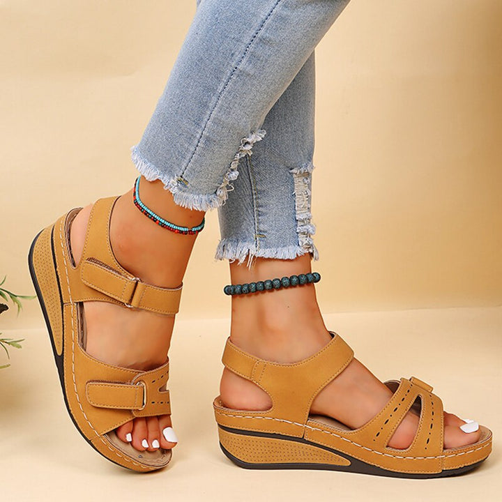 Amelia | Womens Orthopedic Strap Platform Sandals
