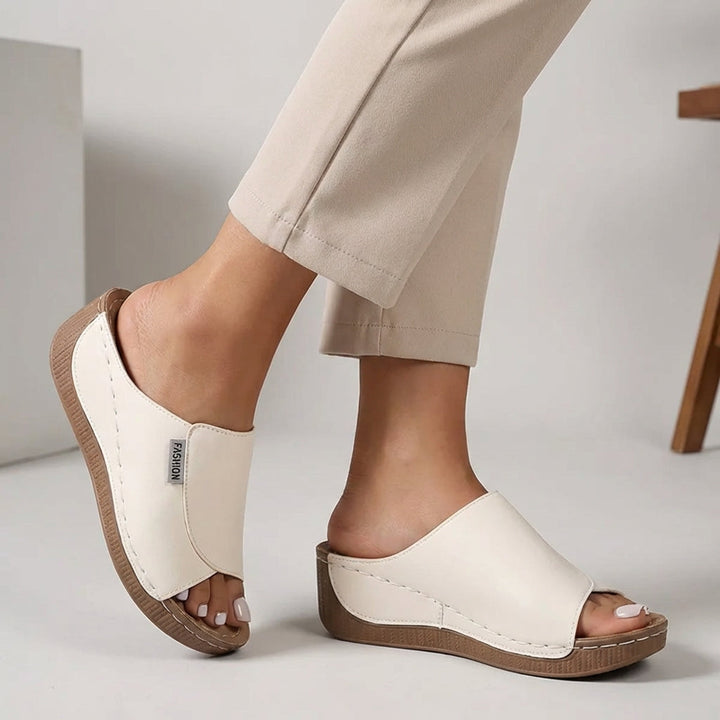 Aria | Women’s Slip-On Orthopedic Wedge Comfort Slippers