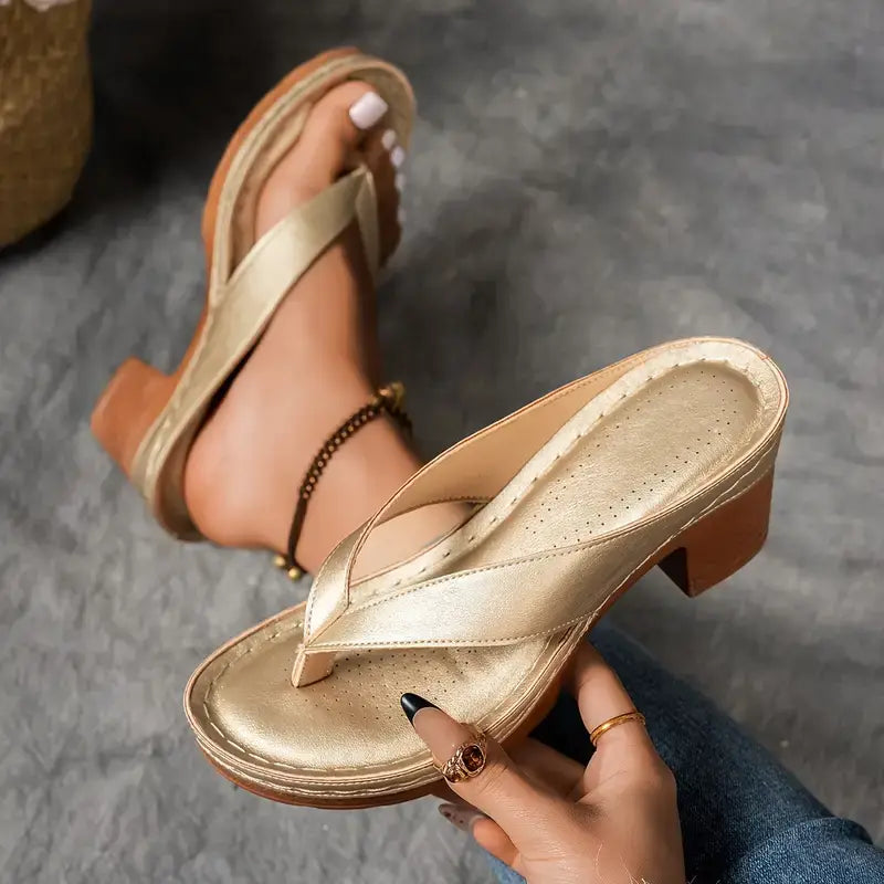 Sienna | Women’s Slip-On Orthopedic Sandal Heels