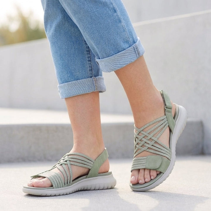 Olivia | Women’s Criss-Cross Strappy Orthopedic Comfort Sandals