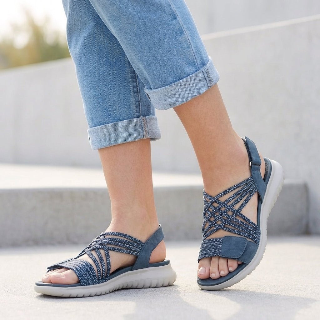 Olivia | Women’s Criss-Cross Strappy Orthopedic Comfort Sandals