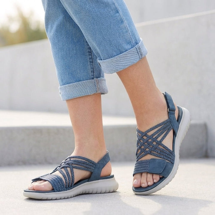 Olivia | Women’s Criss-Cross Strappy Orthopedic Comfort Sandals