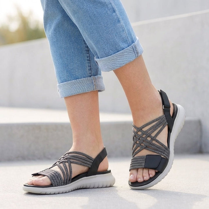 Olivia | Women’s Criss-Cross Strappy Orthopedic Comfort Sandals